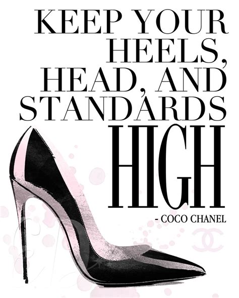 quotes by chanel|coco Chanel quotes high heels.